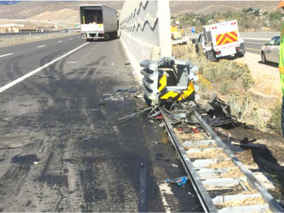Smart Cushion® Protects Semi Driver in High-Energy Nevada Impact