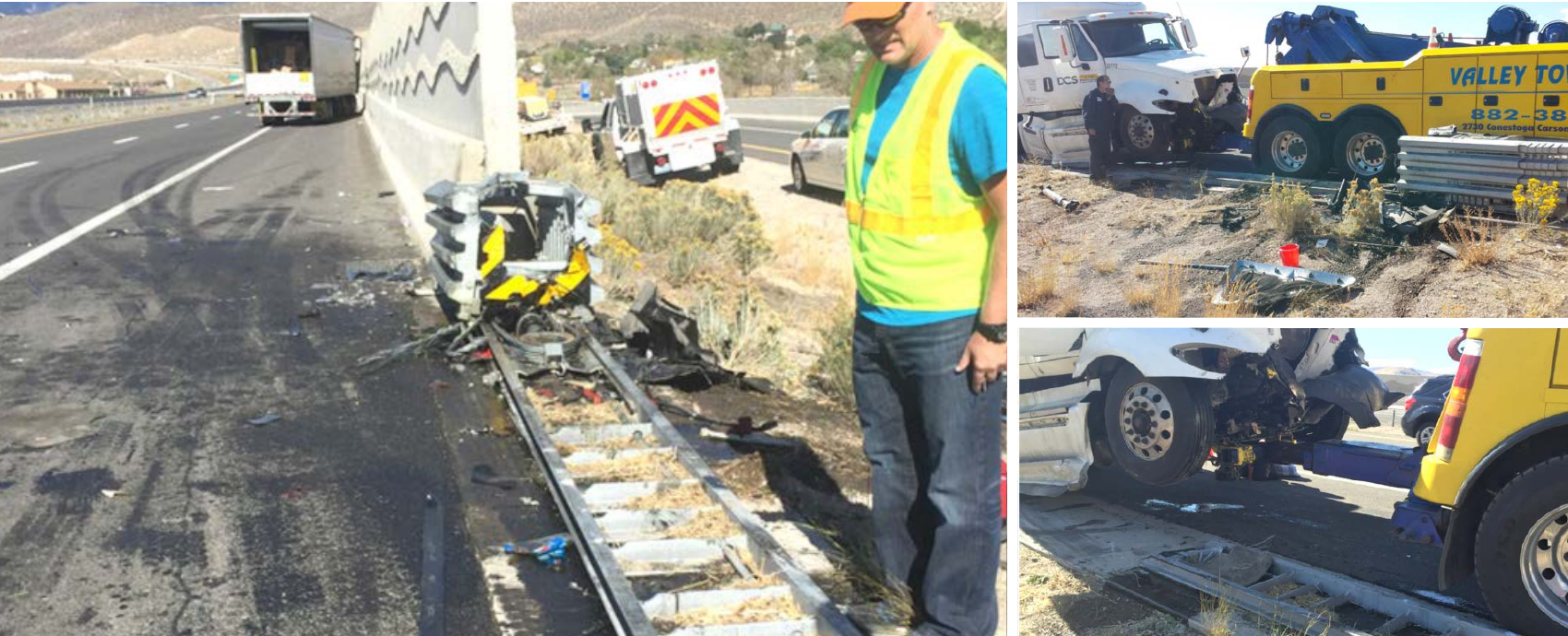 Smart Cushion® Protects Semi Driver in High-Energy Nevada Impact
