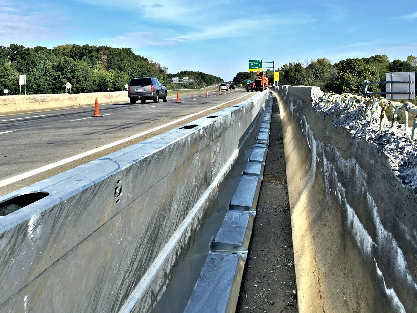 Zoneguard® Provides a Fast, Durable Barrier Solution for Deteriorating Battle Creek Bridge Rails